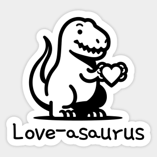 Love-asaurus Sticker